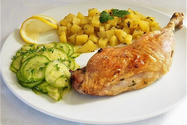 Chicken with Potatoes from Oven