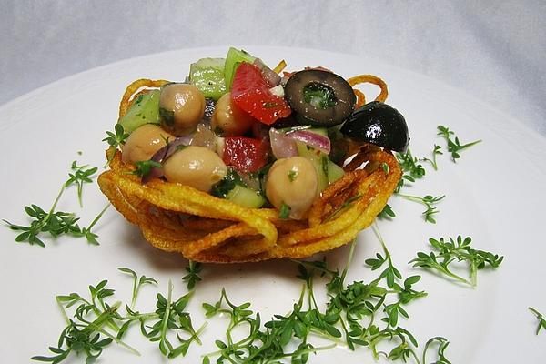 Chickpea and Olive Salad