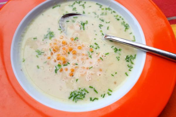 Chicory Soup with Red Lentils