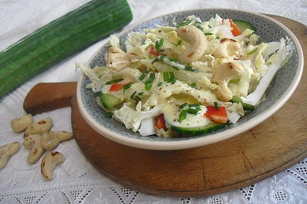 Chinese Cabbage in Buttermilk Mustard Dressing
