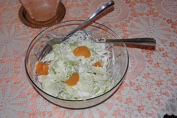 Chinese Cabbage Salad with Mandarins Low Carb