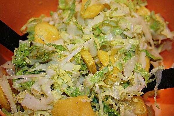 Chinese Cabbage Salad with Pineapple