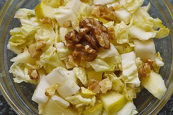 Chinese Cabbage Salad with Pineapple and Ginger