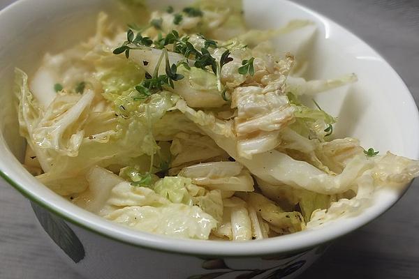 Chinese Cabbage Salad with Soy Sauce