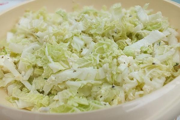 Chinese Cabbage with Feta Cheese