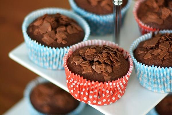 Chocolate Banana Muffins or Cupcakes