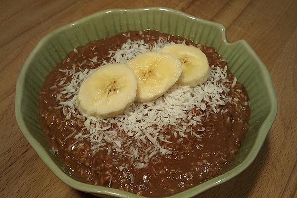 Chocolate Banana Porridge