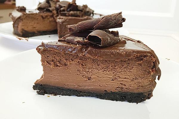 Chocolate Cheesecake with Oreo Crust