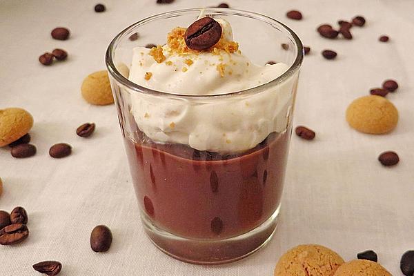 Chocolate Pudding with Espresso and Amaretto