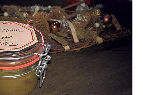 Christmas Apple and Marzipan Jam