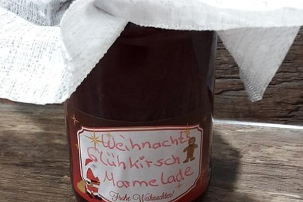 Christmas Mulled Cherry Jam