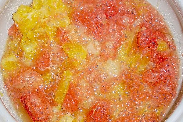 Citrus Jelly Made from Grapefruits, Sun Oranges and Lemons