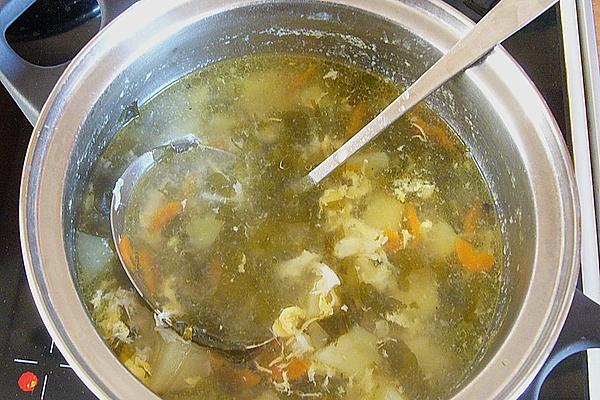 Clear Sorrel Soup