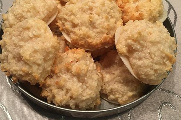 Coconut Macaroons with Marzipan