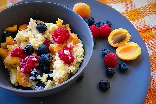 Coconut Milk and Millet Porridge