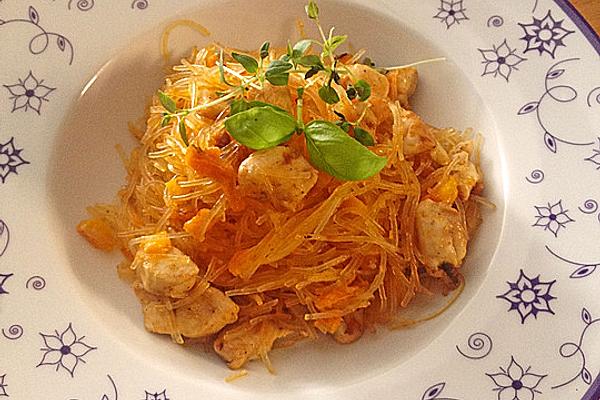 Cold Glass Noodle Salad with Chicken