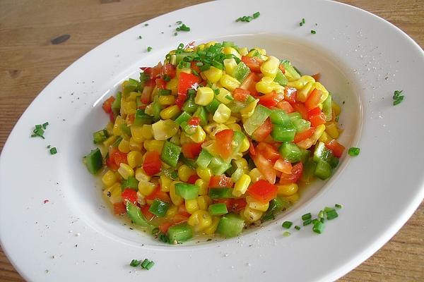 Colorful Corn and Pepper Salad