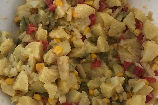 Colorful Potato Salad Without Mayonnaise