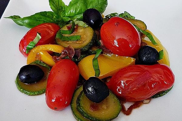 Colorful Summer Vegetables with Vanilla
