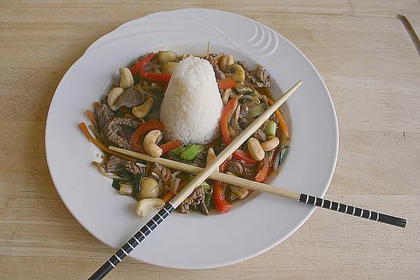 Colorful Vegetables with Beef China-Style