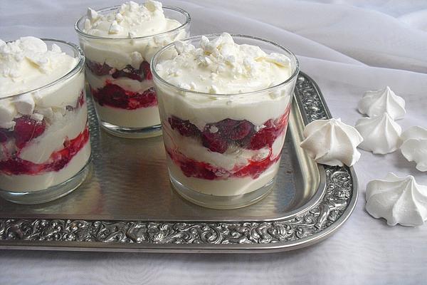 Cottage Cheese with Raspberries