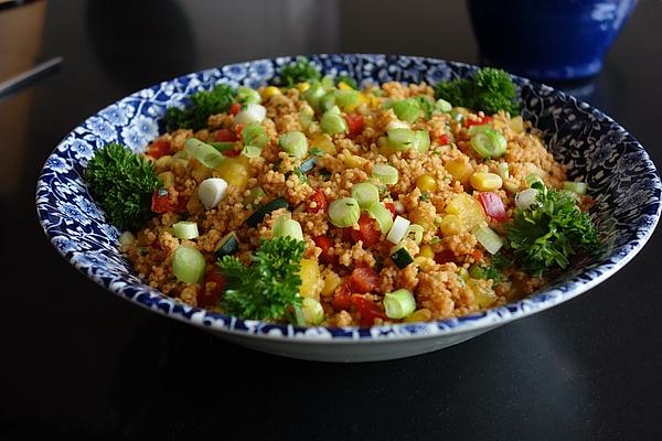Couscous Salad, Tasty and Spicy
