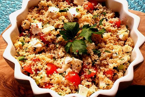 Couscous – Salad with Tomatoes and Feta