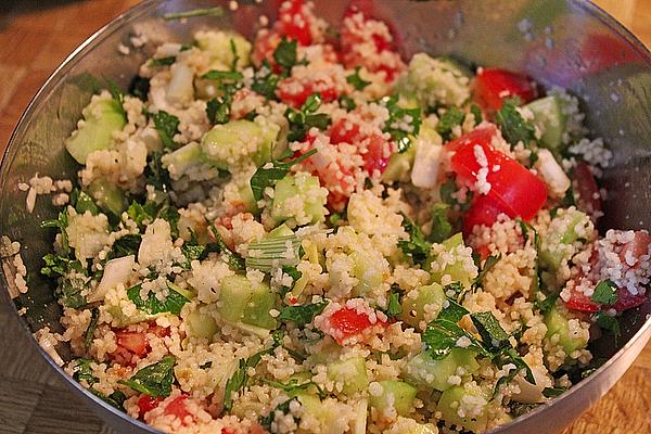 Couscous Salad with Vegetables and Mint