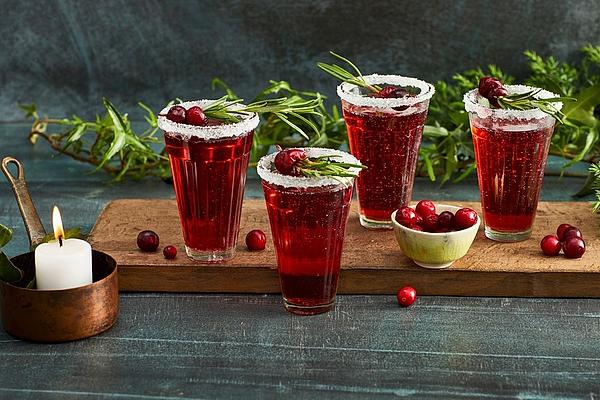 Cranberry Mimosa Cocktail