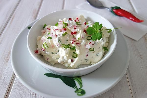 Cream Cheese Dressed with Spring Onions