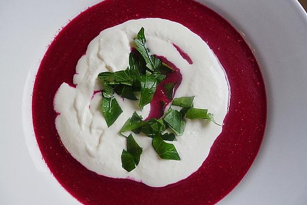 Cream Of Beetroot Soup