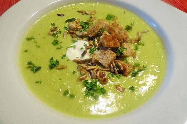 Cream Of Fennel and Peas Soup