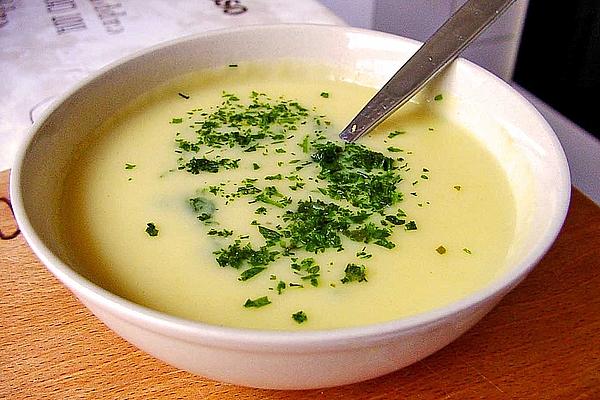 Cream Of Potato Soup with Parmesan