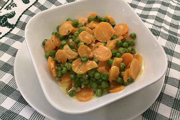 Creamy Pea and Carrot Vegetables