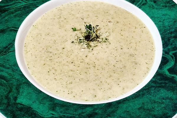 Cress Soup with Lemon