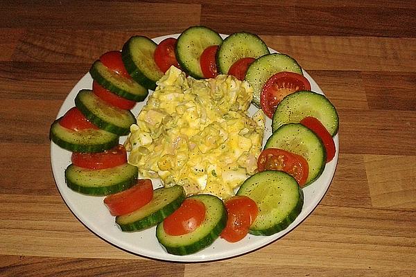 Crumbly Sausage Egg Salad