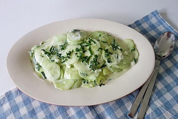 Cucumber Salad in Sweet and Sour Dressing