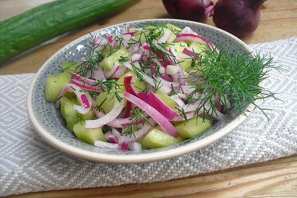 Cucumber Salad with Red Onions