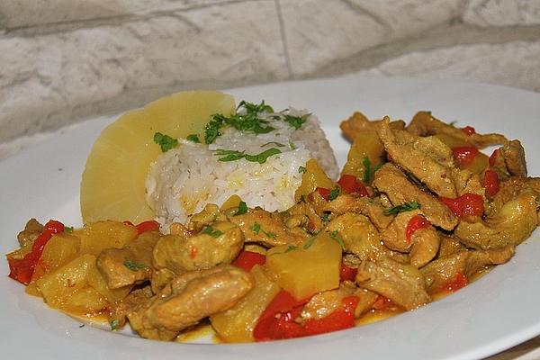 Curry – Sliced ​​with Pineapple