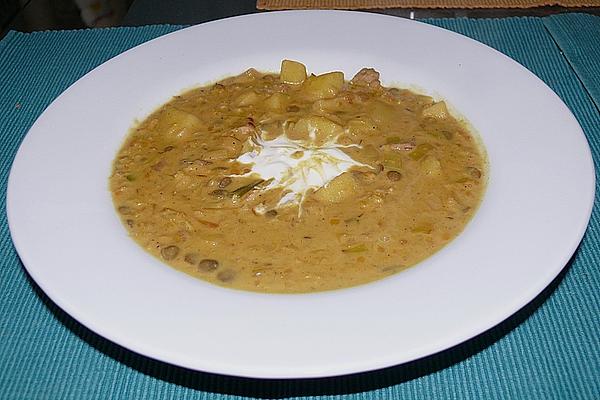 Delicious Lentil Curry Soup