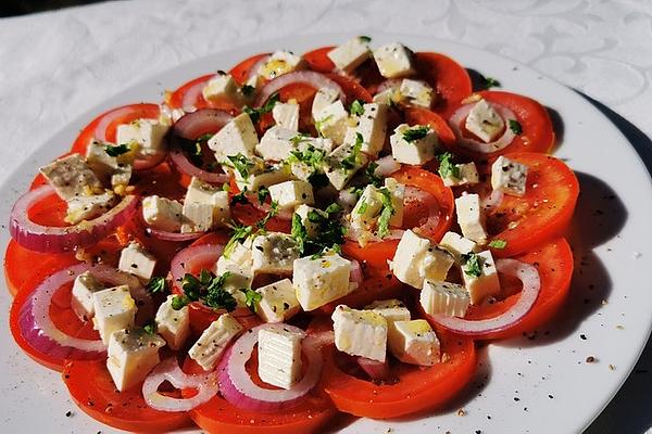 Delicious Tomato and Garlic Salad