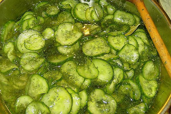 Dill Pickles in Jar