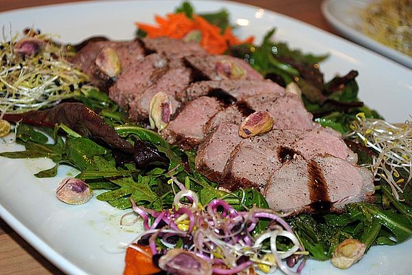 Duck Breast on Mixed Salad