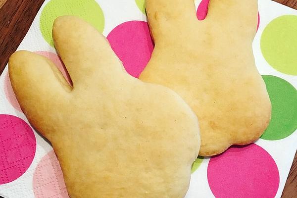 Easter Bunnies Made from Quark Dough