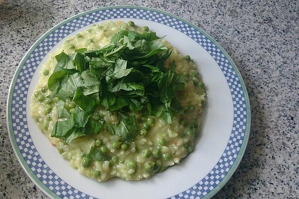 Easy Pea Risotto with Basil