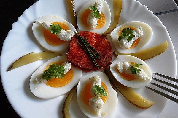 Egg and Salami with Bread – Nicely Served