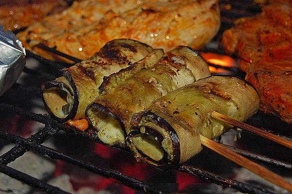 Eggplant Rolls for Grilling