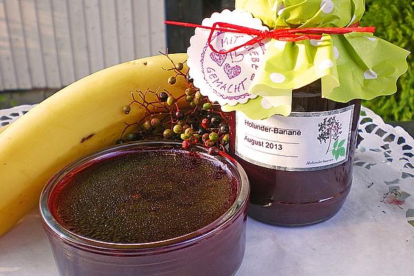 Elderberry – Banana – Jam with Hint Of Kiwi