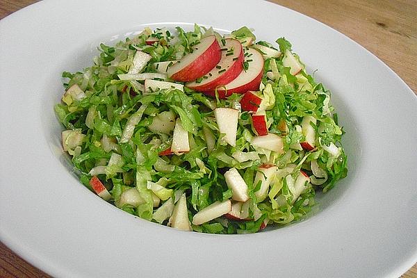 Endive Salad with Apple Pieces