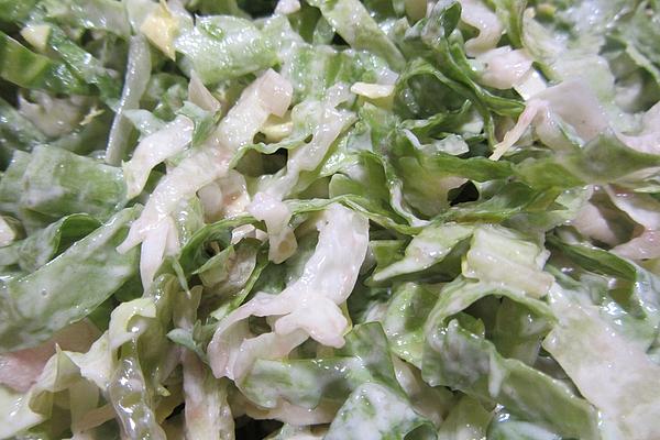 Endive Salad with Onion Cream Dressing